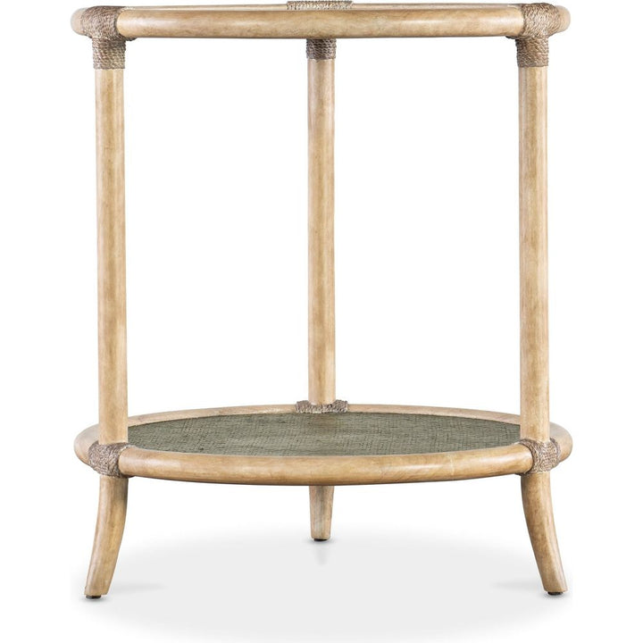Side Tables Retreat Raffia End Table - Greens