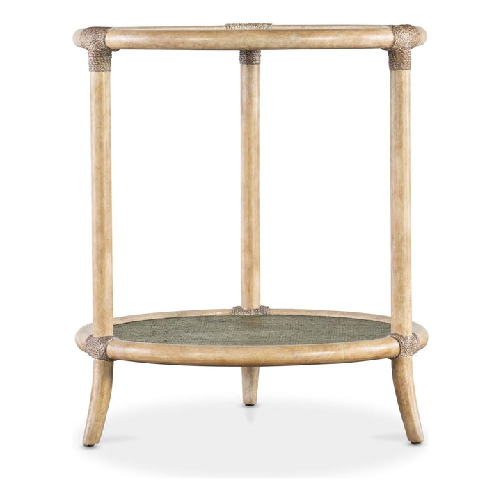 Side Tables Solace Raffia End Table - Greens