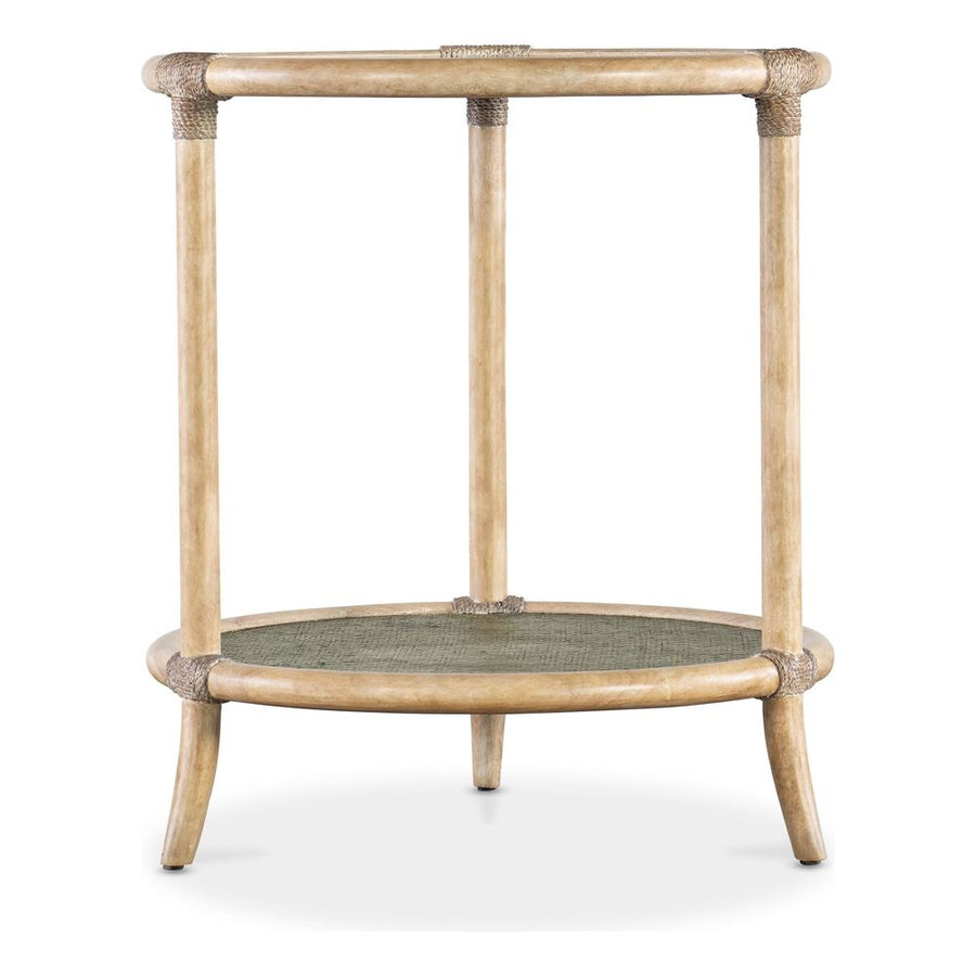 Side Tables Solace Raffia End Table - Greens