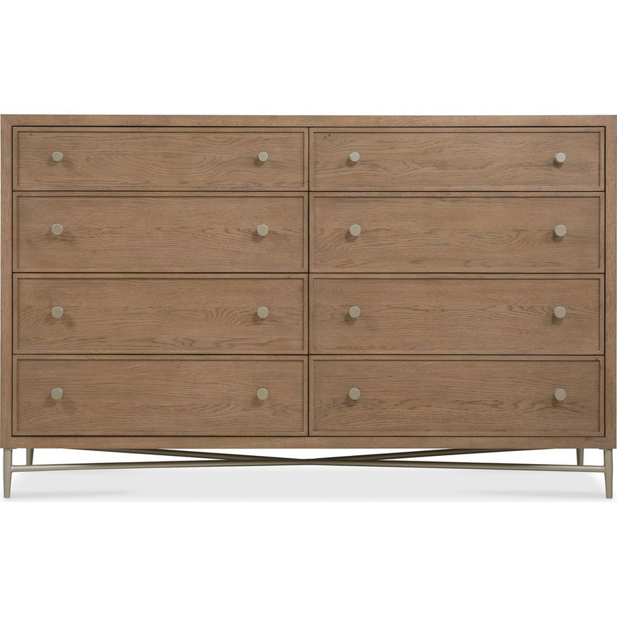 Dressers & Chests Sonnet Eight-Drawer Dresser - Medium Wood