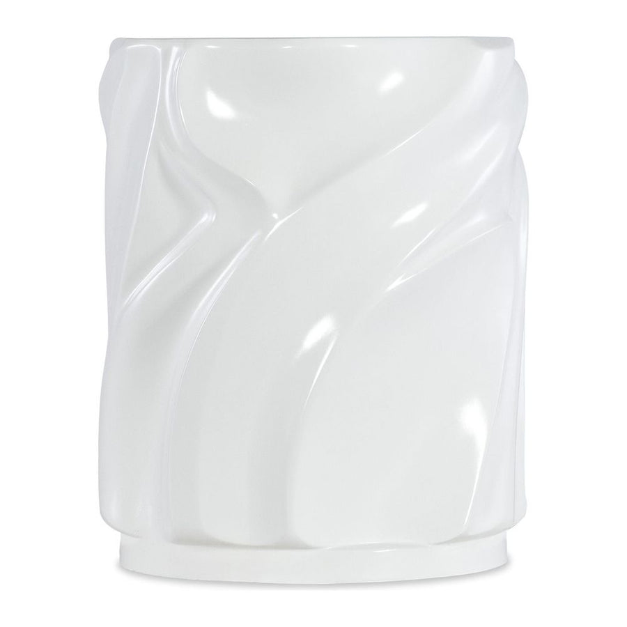 Side Tables Vibrance Alabaster End Table - Whites/Creams/Beiges