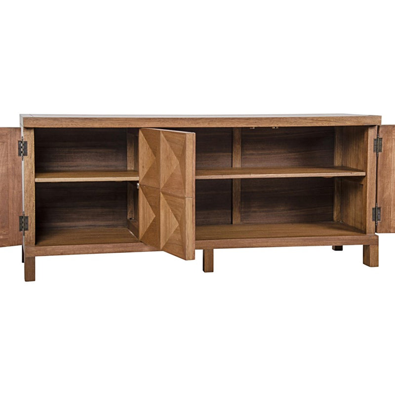 Quadrant 3 Door Sideboard by Noir Sideboards & Credenzas NOIR-GCON231EB ...