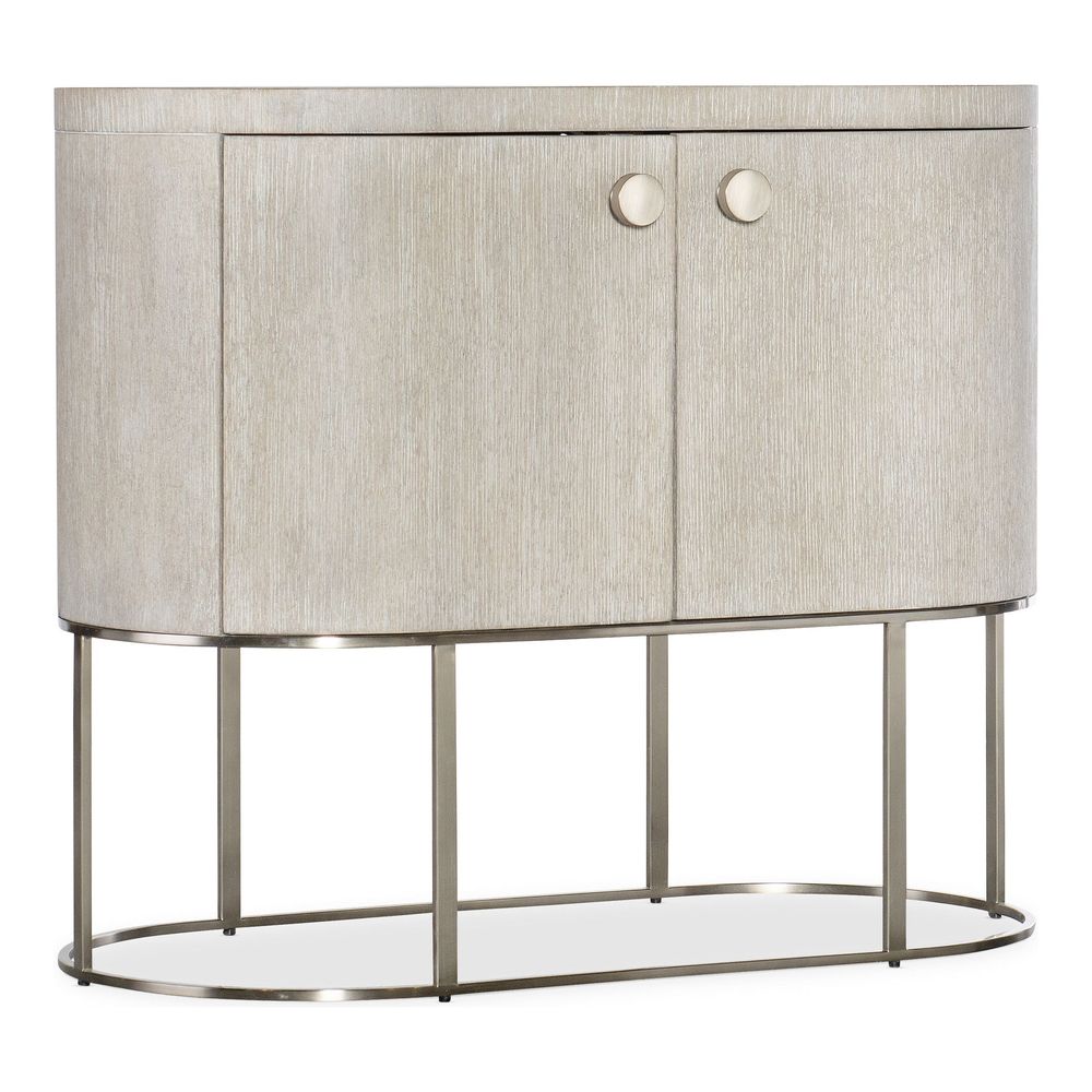 Pulse Oval Nightstand - Light Wood