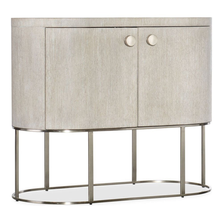 Pulse Oval Nightstand - Light Wood