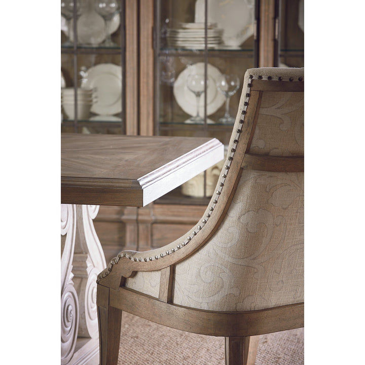 Arch Salvage Reeves Host Chair - Brown, Beige