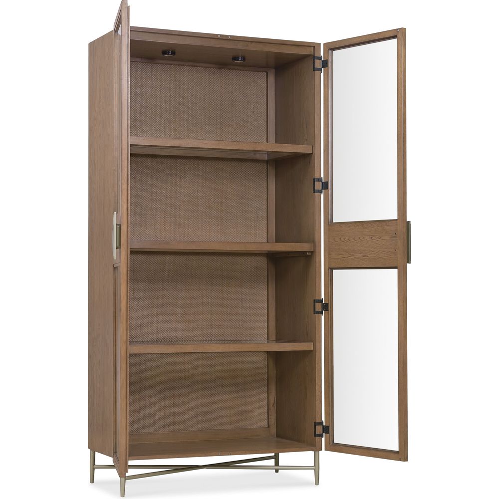 Sonnet Display Cabinet - Medium Wood