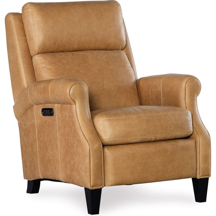 Hurley Power Recliner with Power Headrest - Brown