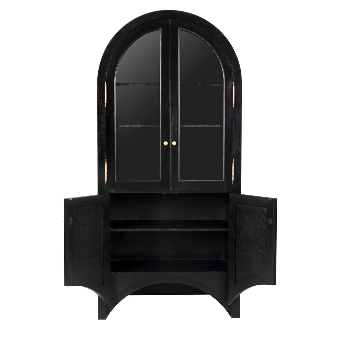 Haring Hutch-Noir-NOIR-GHUT162HB-Bookcases & Cabinets-4-France and Son