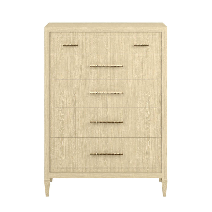Eave 5 Drawer Chest — Sundrenched Oak