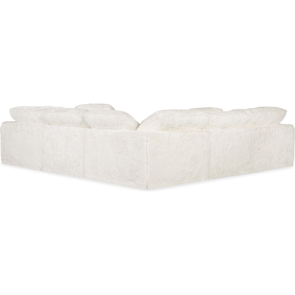 Sectionals Barefoot 5-Seat Sectional - White