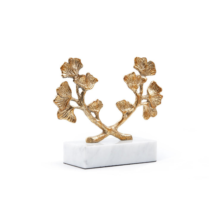 Ginko Statue, Gold Leaf
