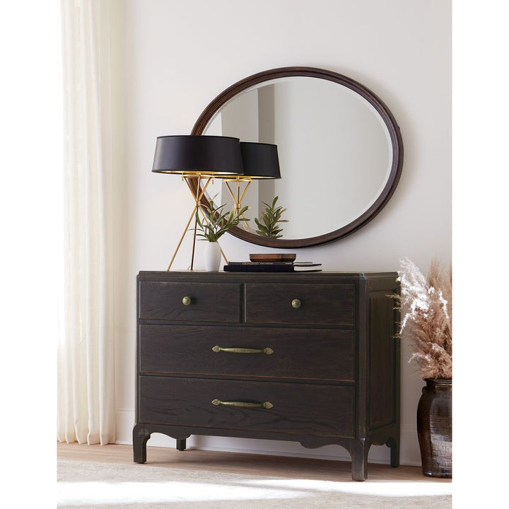 Wall Mirrors Heritage Oval Mirror - Blacks