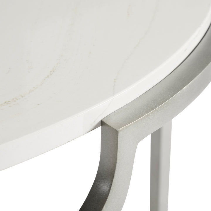 Morello Oval Metal End Table