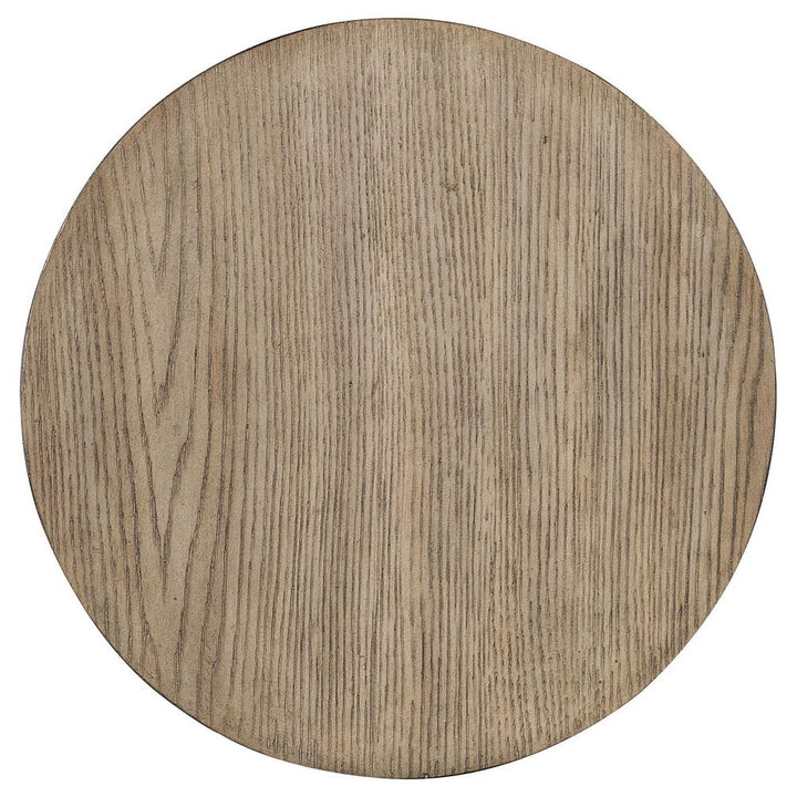 Side Tables Emporium Round Robin Accent Table - Light Wood