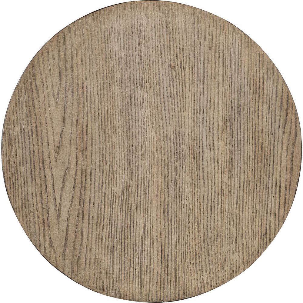 Side Tables Commerce & Market Round Robin Accent Table - Light Wood