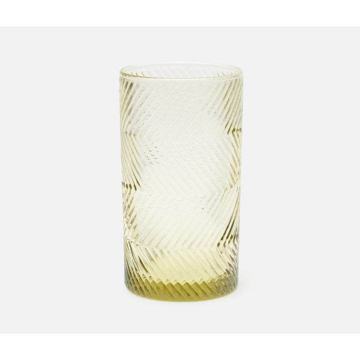 Finley Sage Green Highball Glass Hand Blown Pack/6