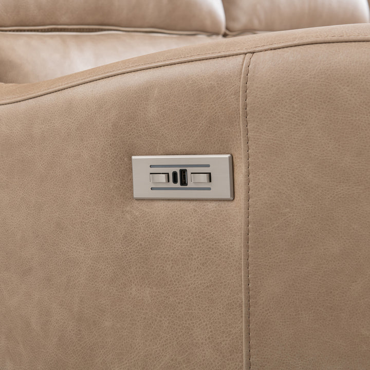 Ventura Leather Power Motion Sofa Recliner
