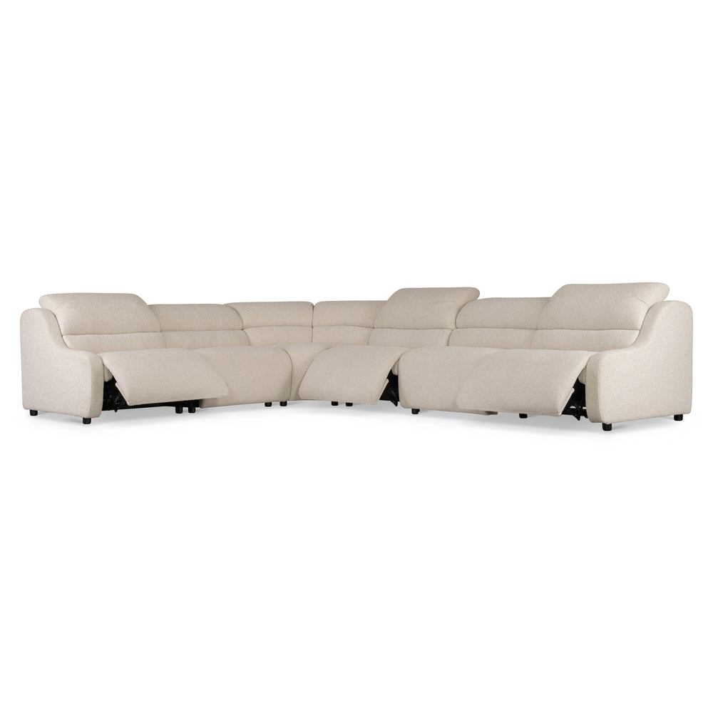 Gio Fabric 6 Piece Power Motion Sectional Recliner