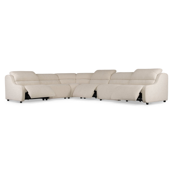 Gio Fabric 6 Piece Power Motion Sectional Recliner