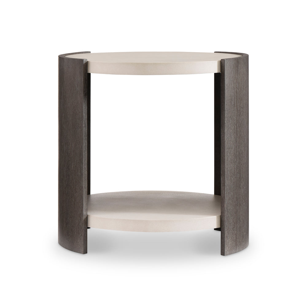 Prado Side Table in Porcini Finish