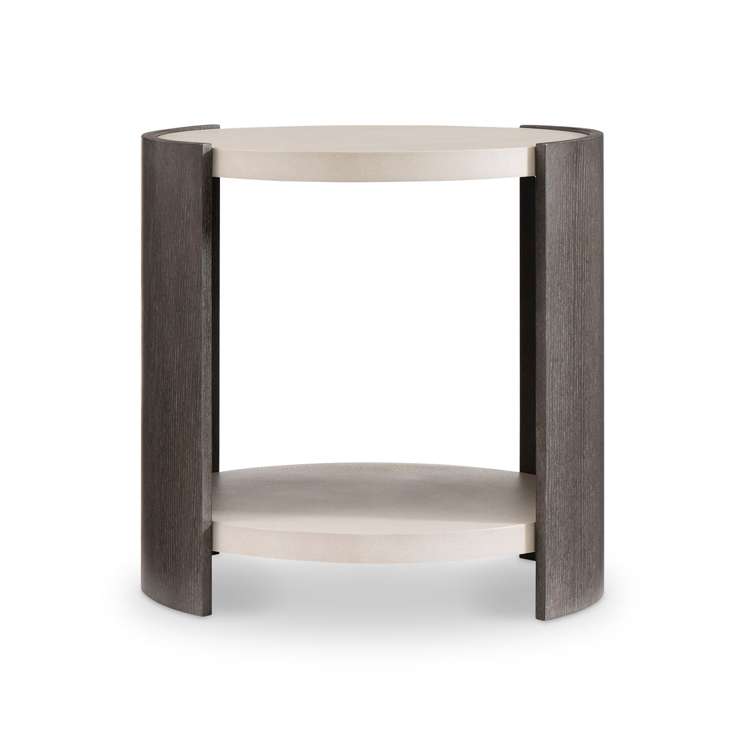 Prado Side Table in Porcini Finish