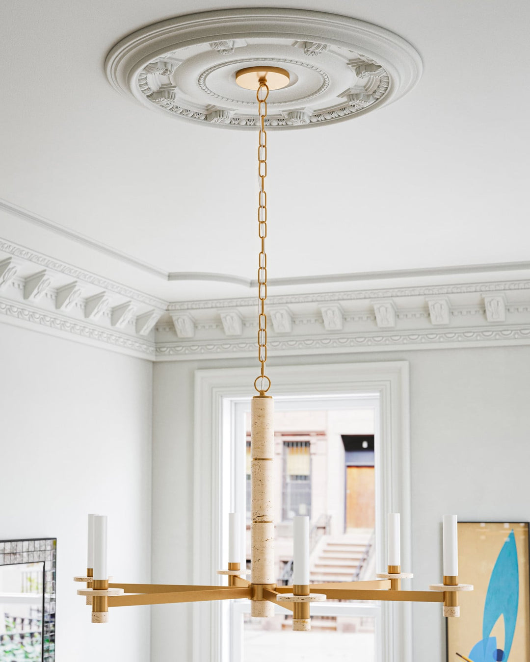 Chandeliers Marcelo Travertine Chandelier