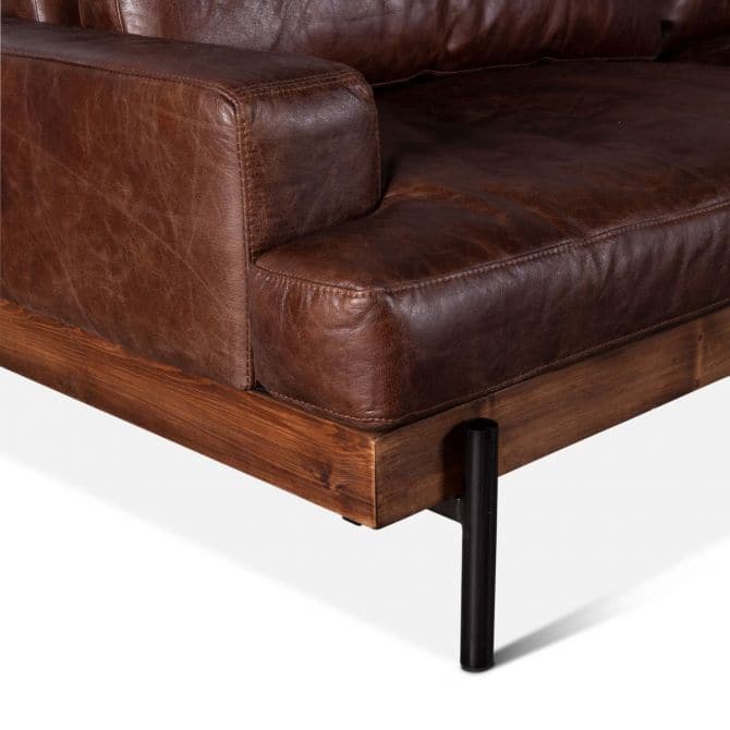 Portofino 94" Leather Sofa-Home Trends & Designs-HOMETD-GPF-ISOF-GEI-SofasGeisha Brown-4-France and Son