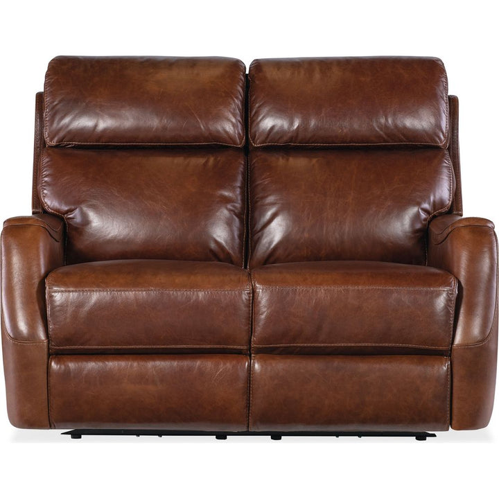 Sofas: Recliners Harlan Zero Gravity Loveseat with Power Recline & Power Headrest - Brown