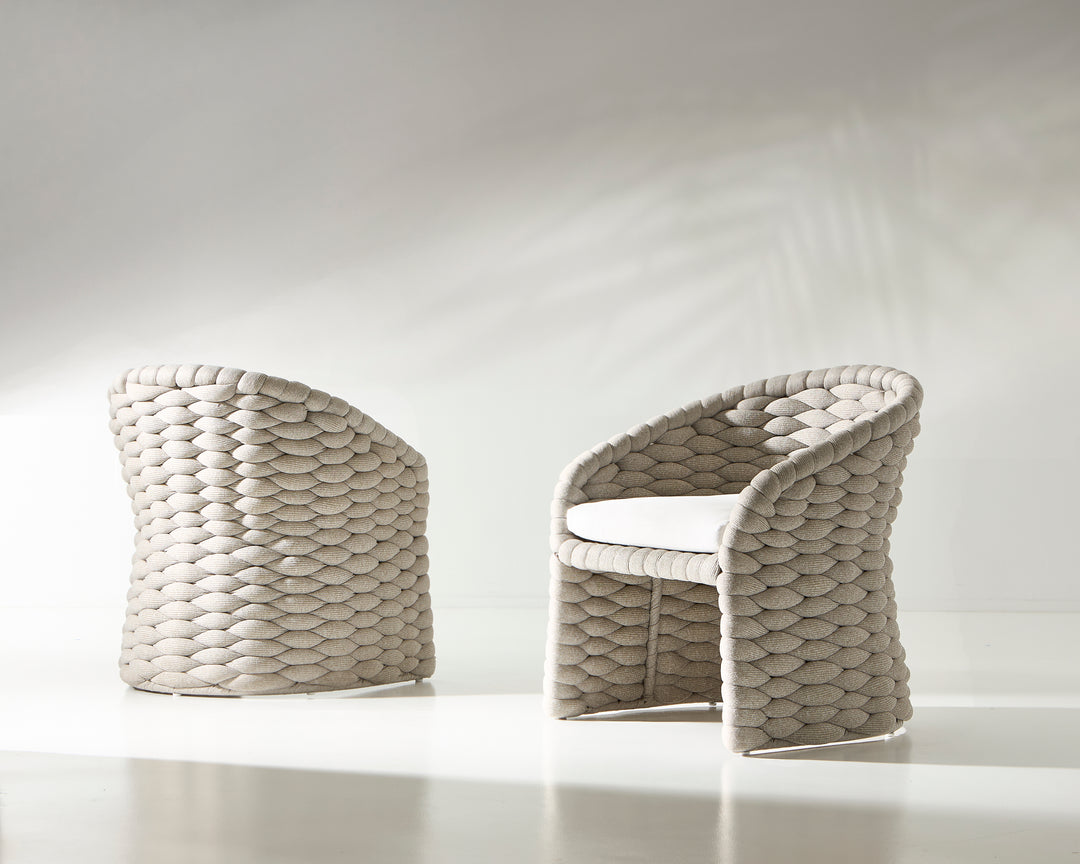 Salinas Nordic Grey Arm Chair