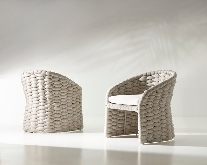 Salinas Nordic Grey Arm Chair