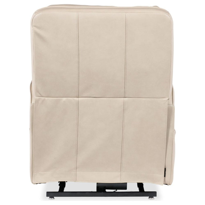 Lounge Chairs: Recliners Velour Power Recliner w/ Power Headrest, Lumbar, and Lift - Beige