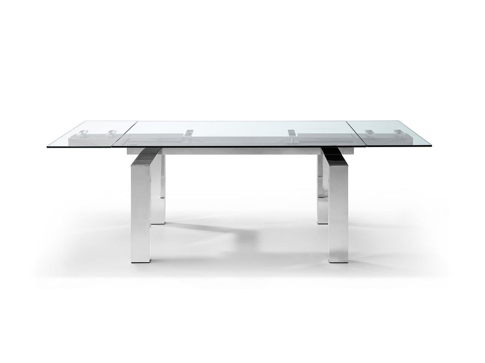 Cuatro Extendable Dining Table-Whiteline Modern Living-WHITELINE-DT1234-Outdoor Dining Tables-2-France and Son