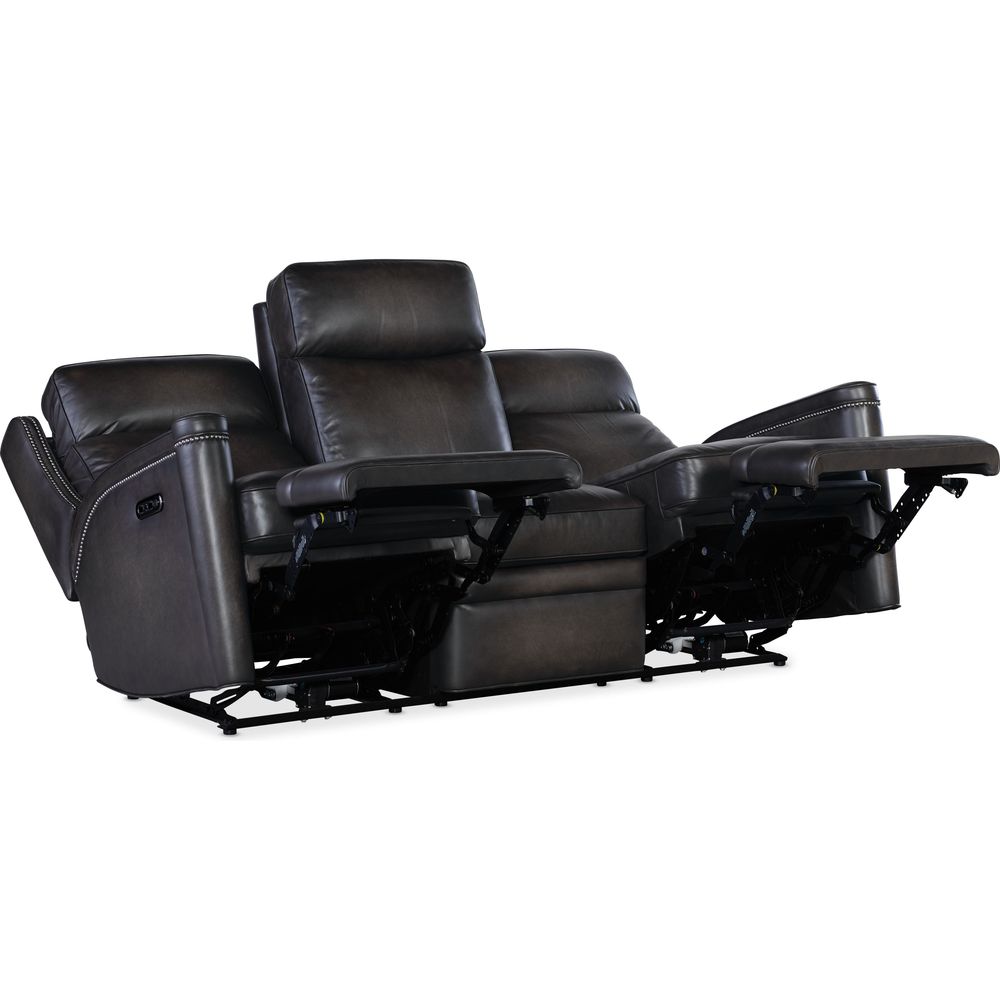 Sofas: Recliners Tennyson Power Sofa with Power Headrest - Grey