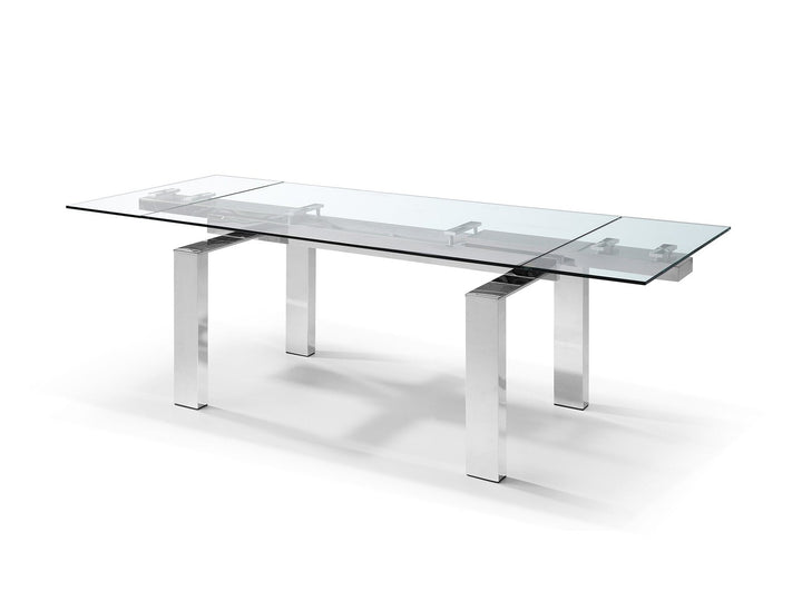 Cuatro Extendable Dining Table-Whiteline Modern Living-WHITELINE-DT1234-Outdoor Dining Tables-4-France and Son