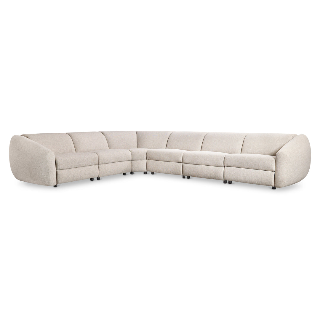 Avignon 6-Piece Fabric Power Motion Sectional Recliner