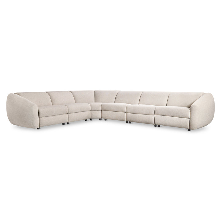 Avignon 6-Piece Fabric Power Motion Sectional Recliner
