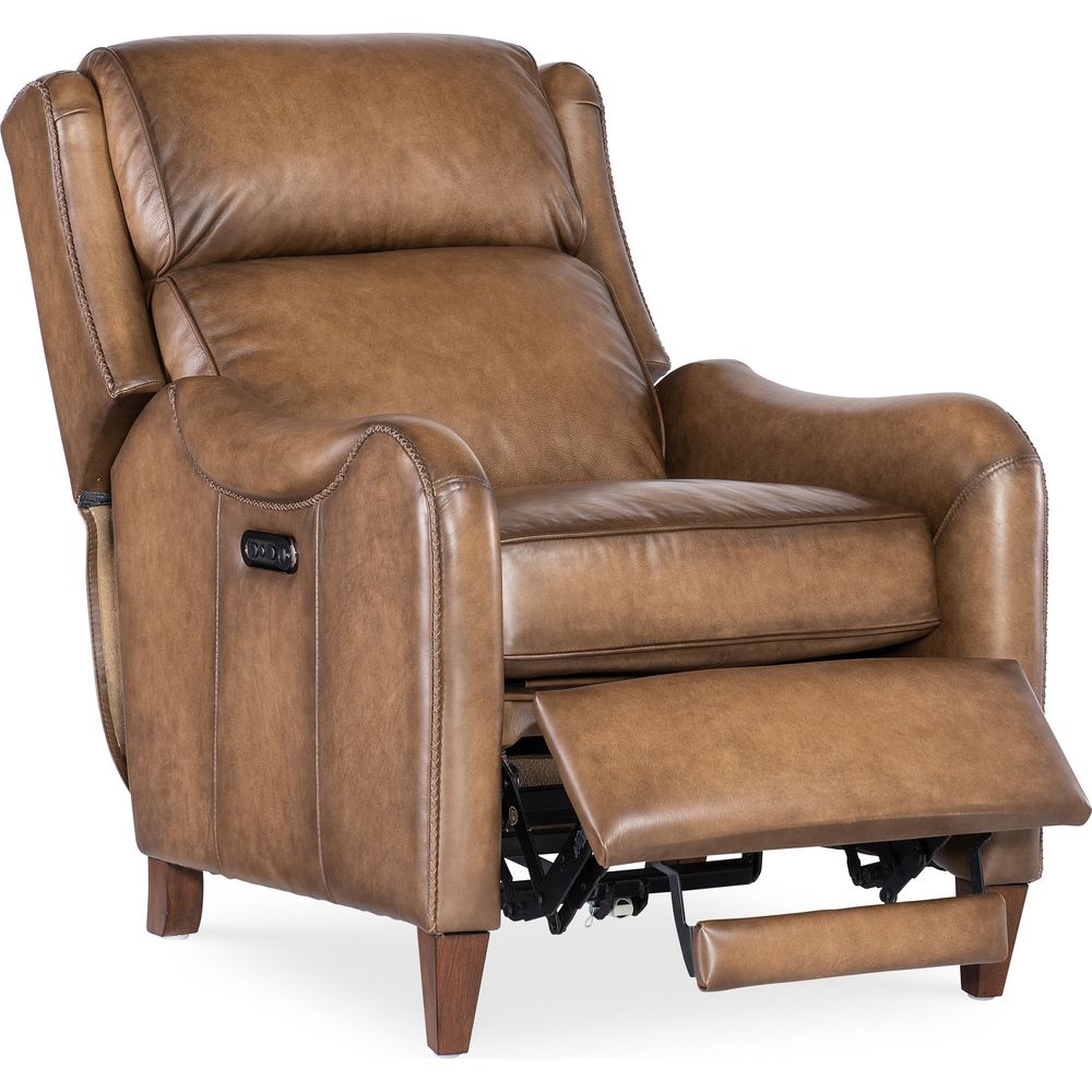 Lounge Chairs: Recliners Carrington Power Recliner w/Power Headrest - Brown