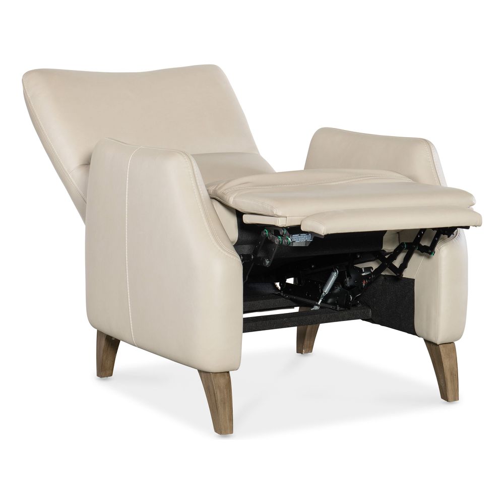 Lounge Chairs: Recliners Mateo Press Back Recliner - Beige