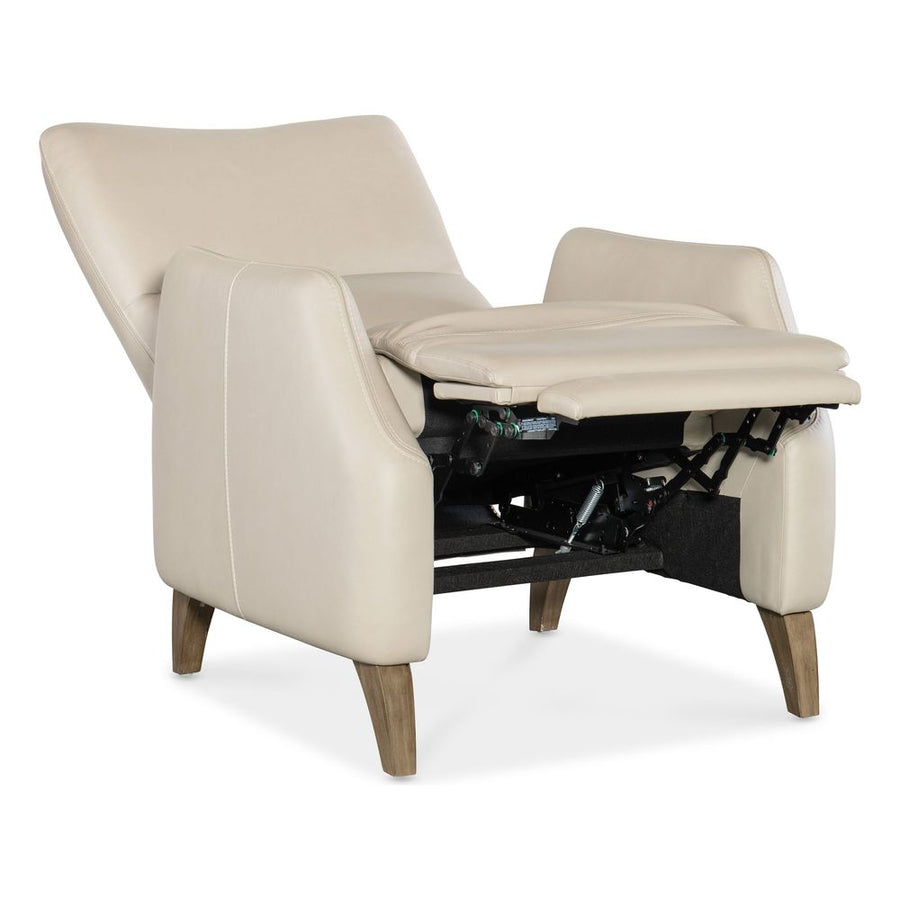 Lounge Chairs: Recliners Mateo Press Back Recliner - Beige