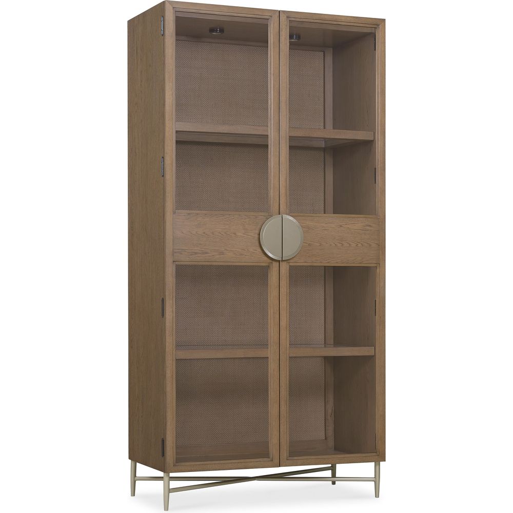 Sonnet Display Cabinet - Medium Wood