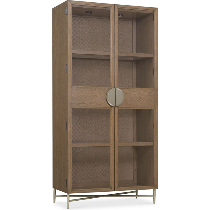 Sonnet Display Cabinet - Medium Wood