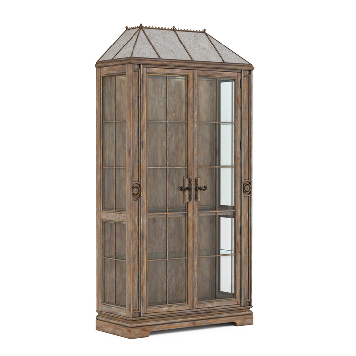 Architrave China Cabinet - Brown