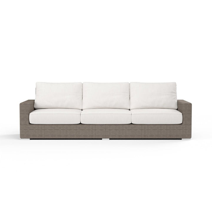 Outdoor Sofas and Sectionals Coronado Sofa in Canvas Flax w/ Self Welt
