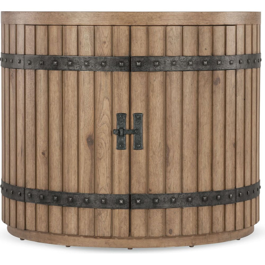 Nightstands Vineyard Row Demilune Nightstand - Light Wood