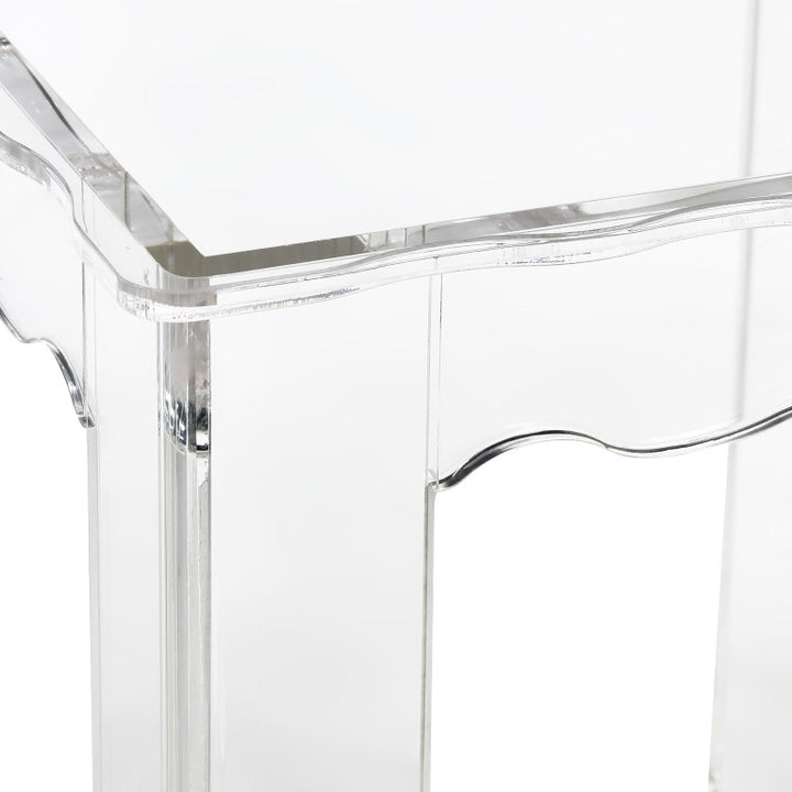 Jacobs Nesting Table - Set of 3 Square Clear-Elk Home-ELK-H0015-9103/S3-Side Tables-5-France and Son