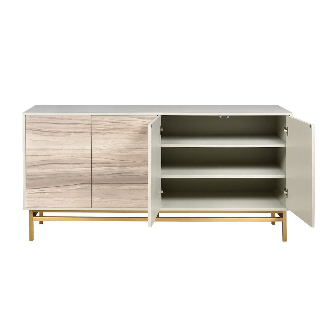 Reynolds Credenza - Almond-Elk Home-ELK-H0015-9938-Sideboards & Credenzas-3-France and Son