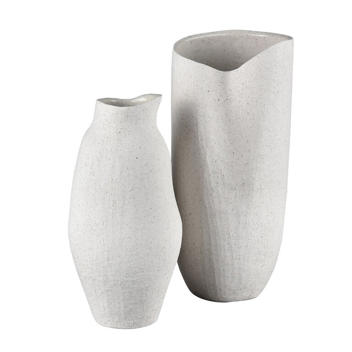 Ferraro Vase-Elk Home-ELK-H0017-9751-VasesMatte White-3-France and Son