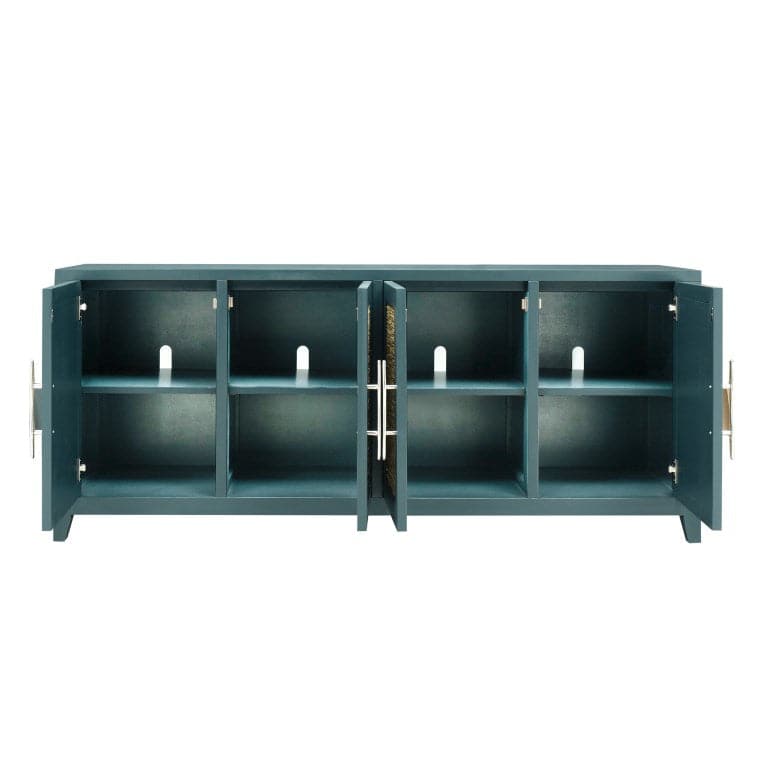 Joyner Credenza-Elk Home-ELK-H0075-10776-Sideboards & CredenzasNeptune Blue-3-France and Son