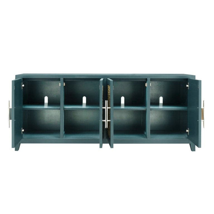 Joyner Credenza-Elk Home-ELK-H0075-10776-Sideboards & CredenzasNeptune Blue-3-France and Son