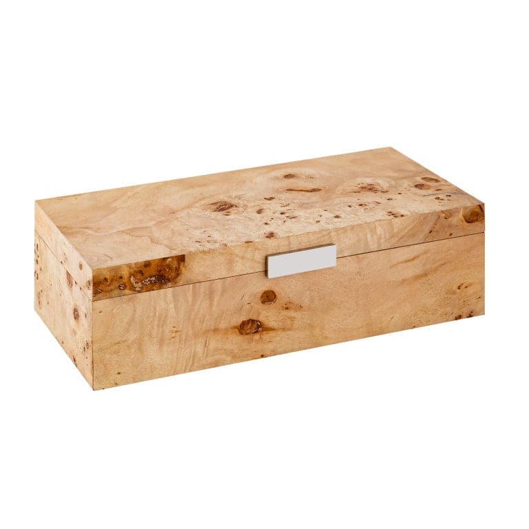 Caleb Box - Rectangular Bleached Burl-Elk Home-ELK-H0897-10962-Baskets & Boxes-3-France and Son